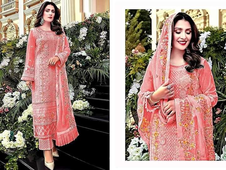 Eid Special Georgette Semi Stitched Salwar Suit