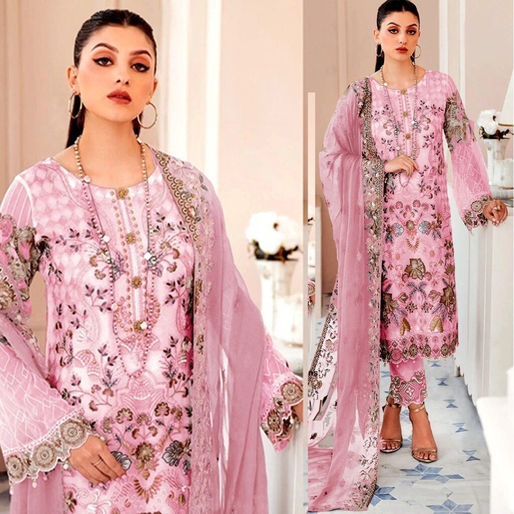 Eid Special Georgette Semi Stitched Salwar Suit