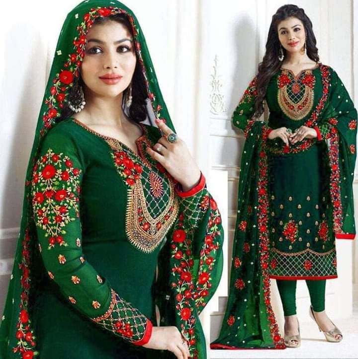 Eid Special Georgette Semi Stitched Salwar Suit