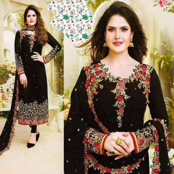 Eid Special Georgette Semi Stitched Salwar Suit